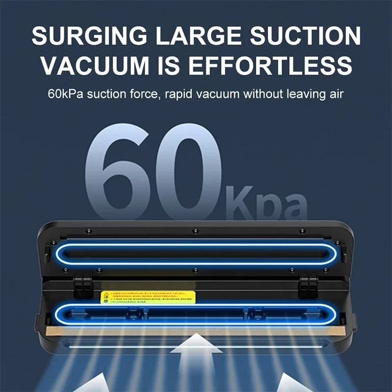 Einfache Bedienung Vakuum Versiegelungsmaschine Mit Beutel Aufbewahrung Luft Versiegelung Maschine Lebensmittel Versiegelung Lebensmittel Konservierung System Mit Vakuum Beuteln