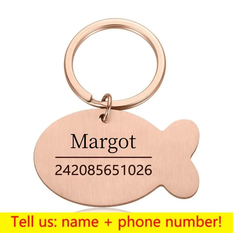 Haustier-ID-Tag 2025: Personalized-Engraved Anti-Lost - Pet Safety Collection