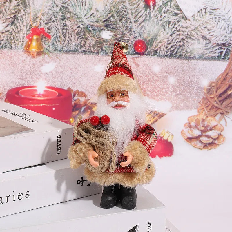 Choice Weihnachtsmannfigur Handgefertigt - Größe ca. 20 cm, Sitzend