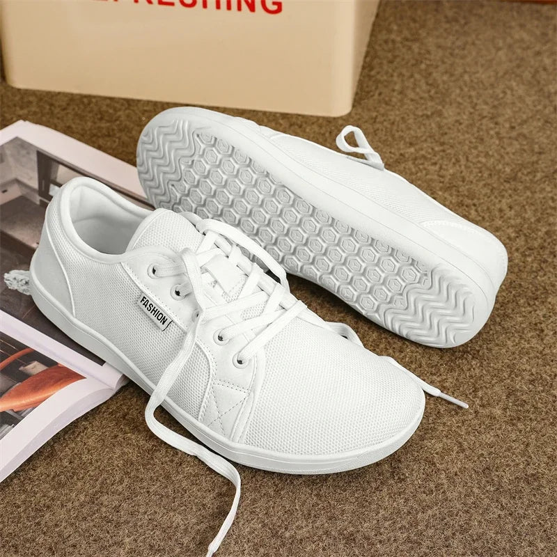 Sneakers For Men New Wide Barefoot Sneaker 2025 Fashion Flats Soft Zero Drop Sole Wider Toe LightWeight Fashion Shoes Plus Size