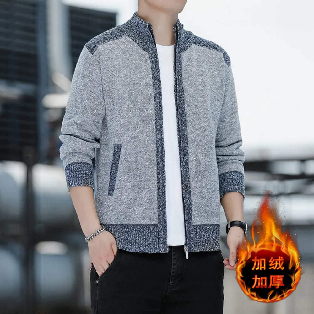 FURCWCN Cardigan Stehkragen - Größe M, Polyester, Gew.