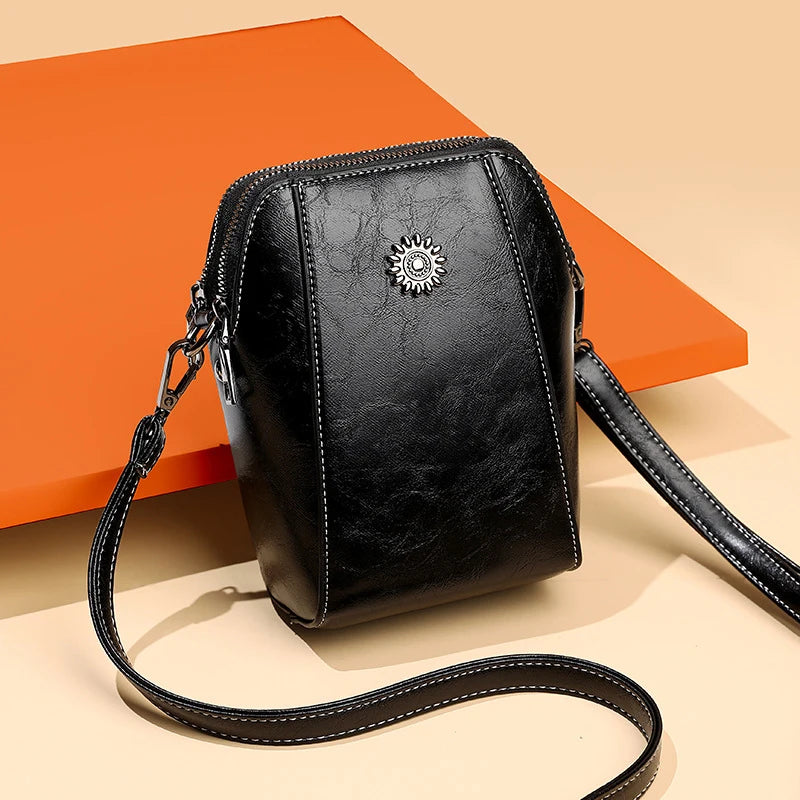 Modisch Vielseitig Handy Tasche 2025 - Neu Casual Schulter Crossbody Klein Tasche - Künstlerisch Retro Mini Tasche Frauen