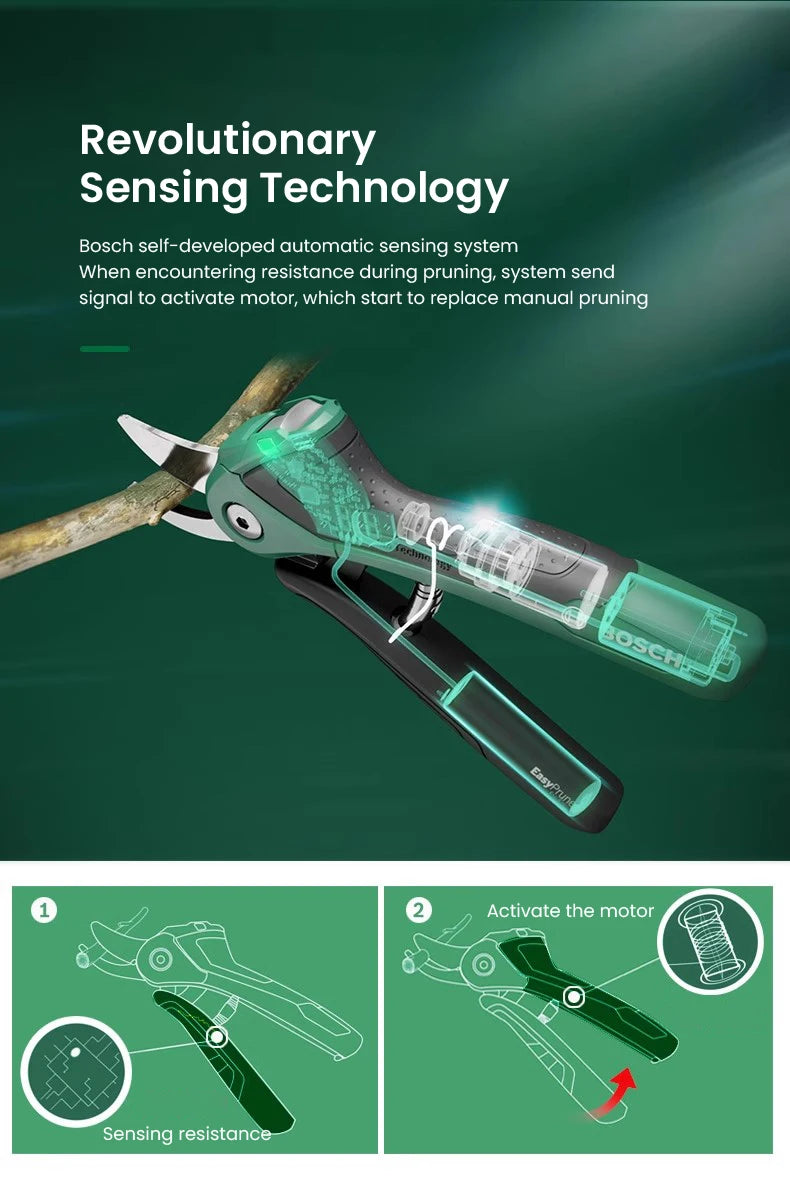 Bosch Akku Gartenschere Heim Und Garten Elektrische Gartenschere 3.6V 20mm Gartenbau Pflanzen Schere Ast Schneider Elektrowerkzeug
