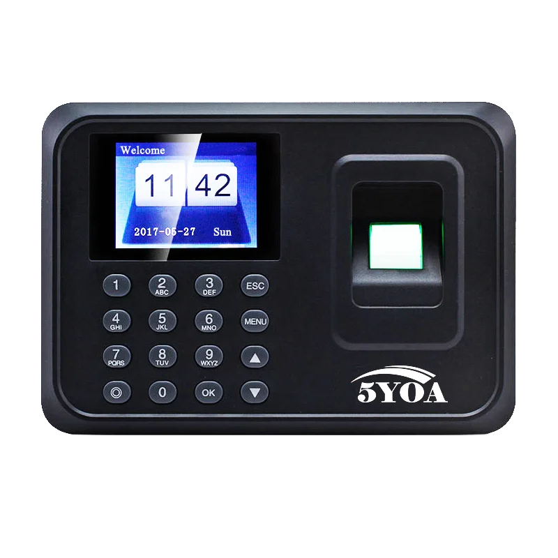 Zeiterfassung 2025: 5YOA Biometric Attendance System USB Fingerprint Reader Employee Control Collection