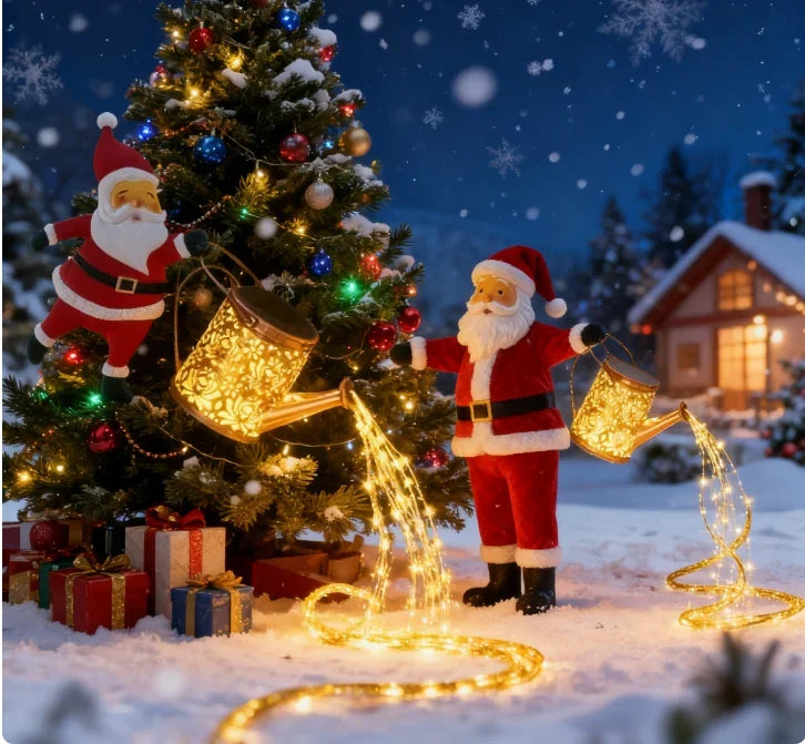 High-ConConcerned Santa Solarleuchte - LED Weihnachtsdeko 4W 28cm