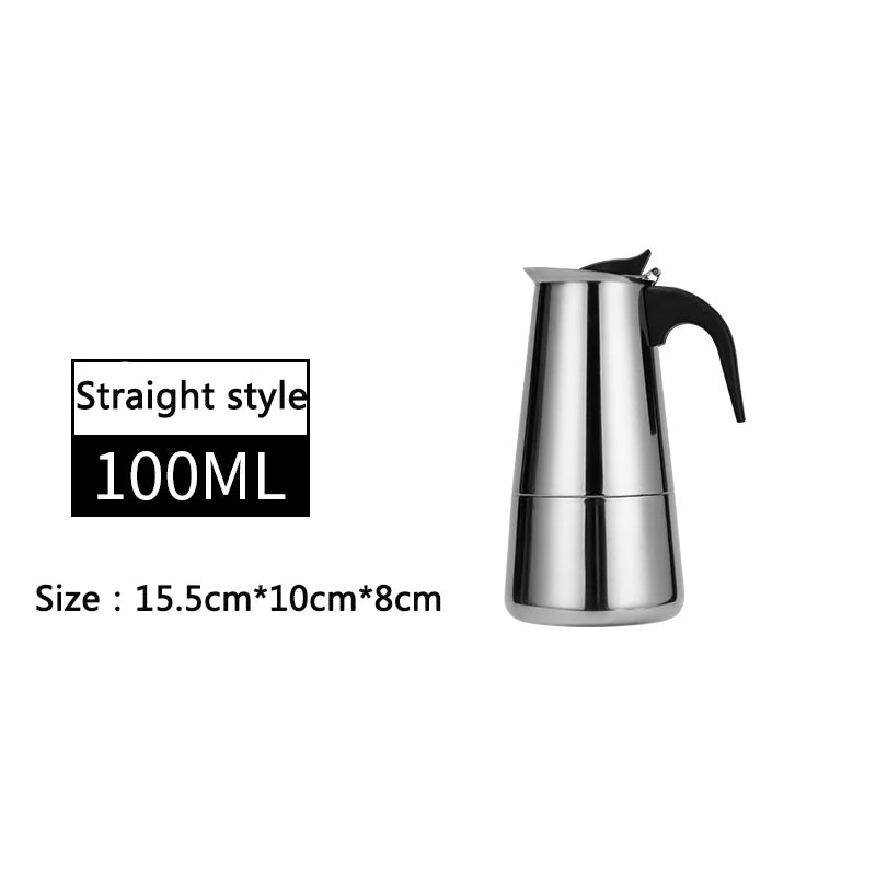 Choice Mokka Elektrisch Gerät - 6 Tassen Edelstahl 600 W