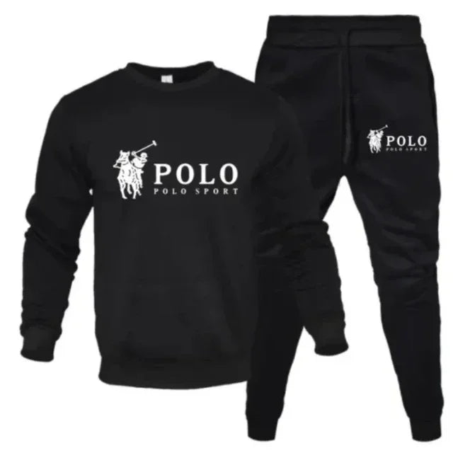Jiangxi Herren Rundhals Set - Polyester Elastik Knöchel