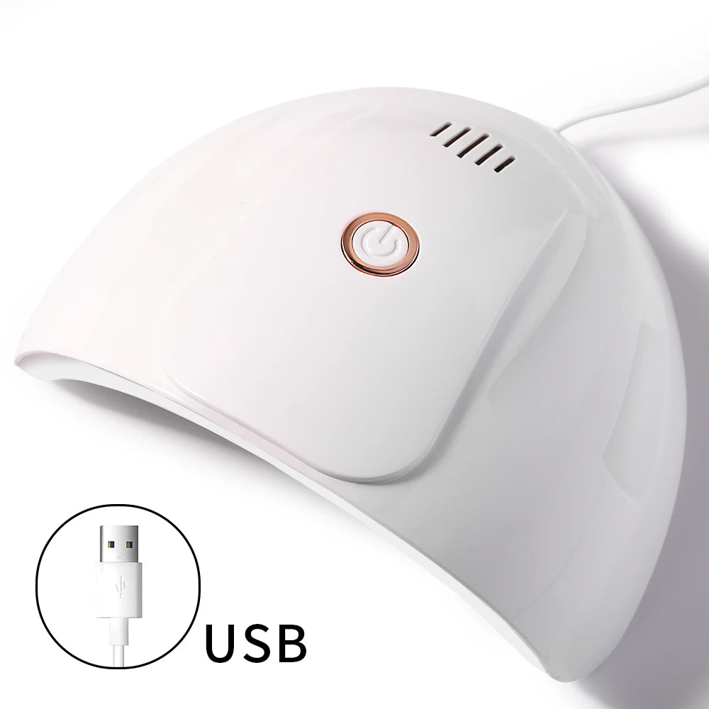 LULAA 18 UV LEDs Gel Nail Drying Lamp Mini LED Screen Nail Phototherapy Machine Professional Manicure Tool Salon Equipment