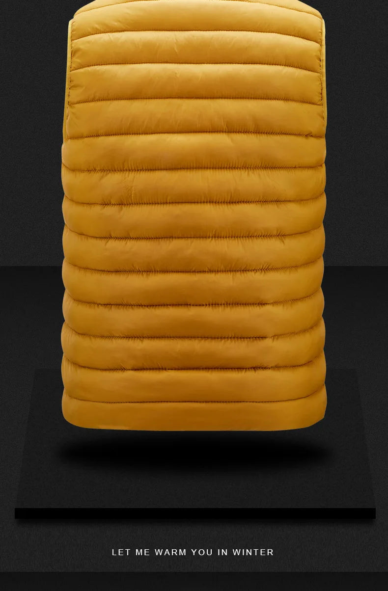 Neue Männer Weste Ultraleicht - 90% Daune, wasserdicht, Gr.L