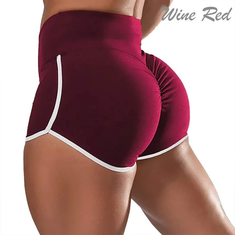 Sport-Shorts 2025: Women Gym Fitness Tight-Fitting Yoga Shorts Sexy Elastic Sports - Running Tight Hip Lifting Shorts Girls Casual Sports Short Pants Collection