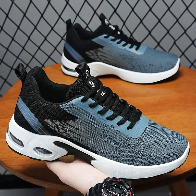 Fashionable Breathable Sneakers for Men - Stylish Mesh Casual Shoes for Daily Wear