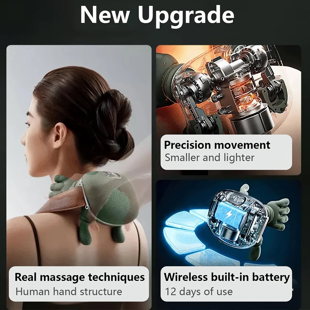 Cloud Prime 4D Bionic Nackenmassage - Akku, Bürstenloser Motor, Kompakt