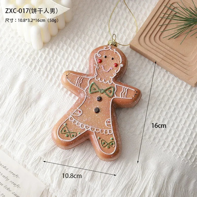 Weihnachtsbaum Anhänger Dekoration 3D Stereo Schneemann Weihnachtsbaum Dekoration Kleiner Anhänger Kranz Weihnachtsdekoration Anhänger