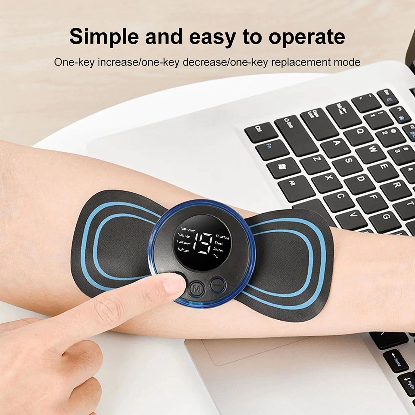 Nacken-Massagegerät 2025: Mini-Electric EMS Cervical - 8 Modes Collection