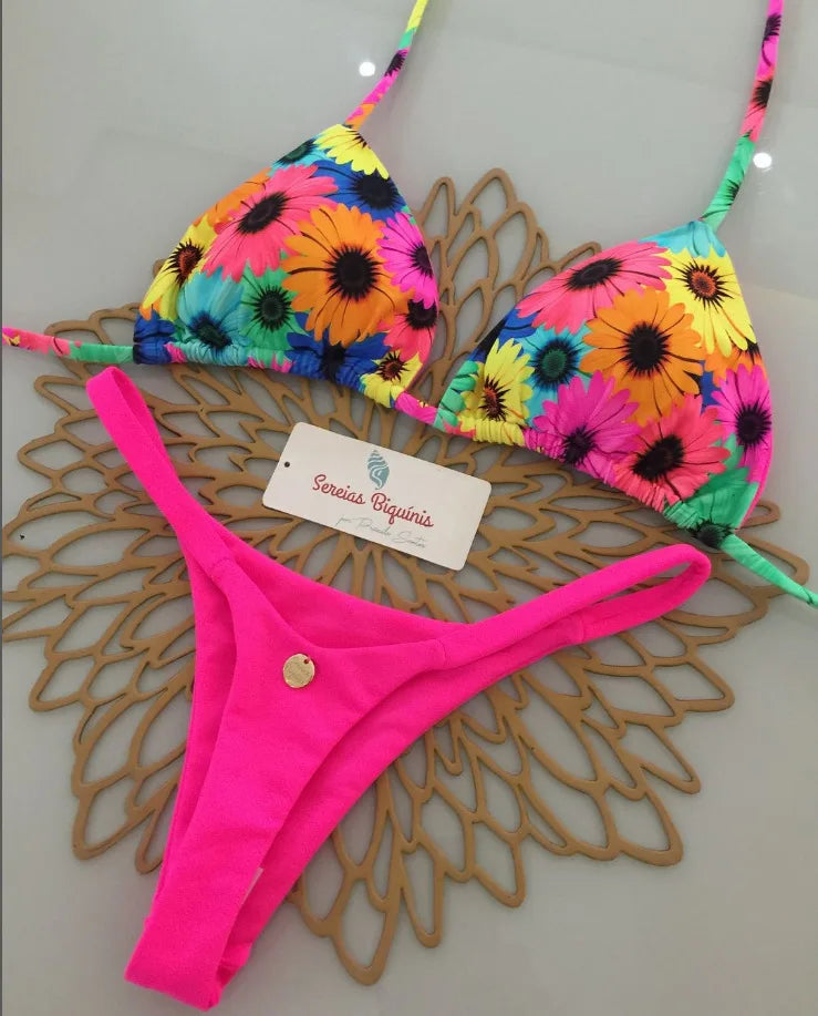 Bikini-Set: Zwei-teiliger Schwimmanzug Stylish Design Hautfreundlich - Beach-Holiday Pool Schwimmbekleidung
