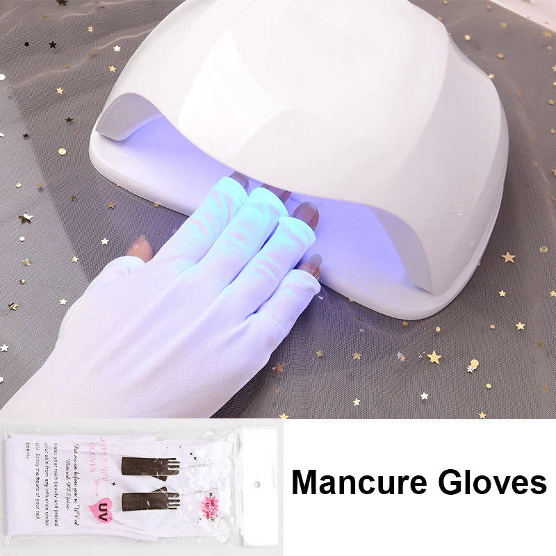 Choice UV Schutzhandschuhe - Anti UV 2er Set M L Für Nägel