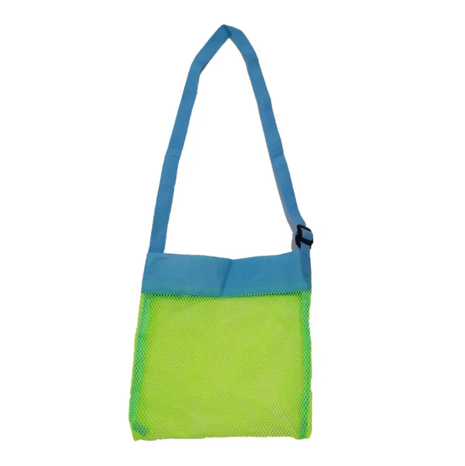 Beach Mesh Bag Children Sand Away Protable Kids Beach Toys Clothes Bags Toy Storage Sundries Organizers Bag Cosmetic Makeup Bags
