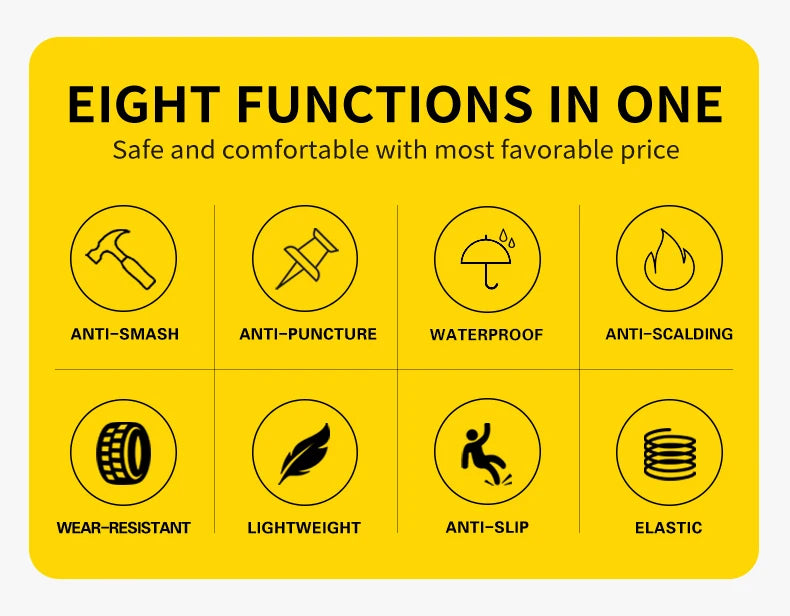 TANRDON W0484 Stahlkappe Sicherheitsstiefel - Größe 46 Leder