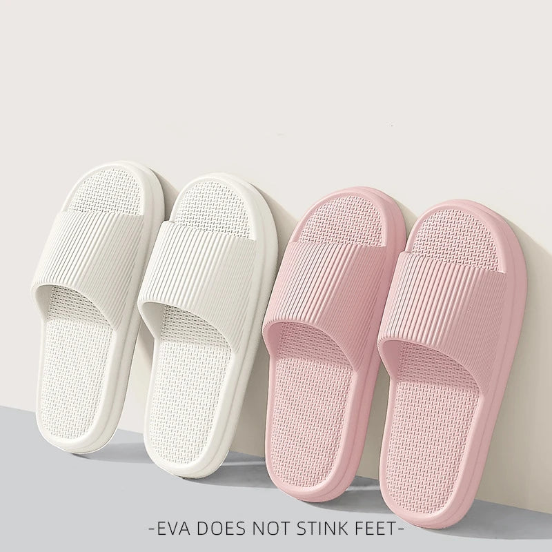 Frauen Sommer Prägnant EVA Hausschuhe Männer Weich Heim Slides Paare Badezimmer Rutschfest Sandalen Erwachsene Komfortabel Outdoor Strand Schuhe