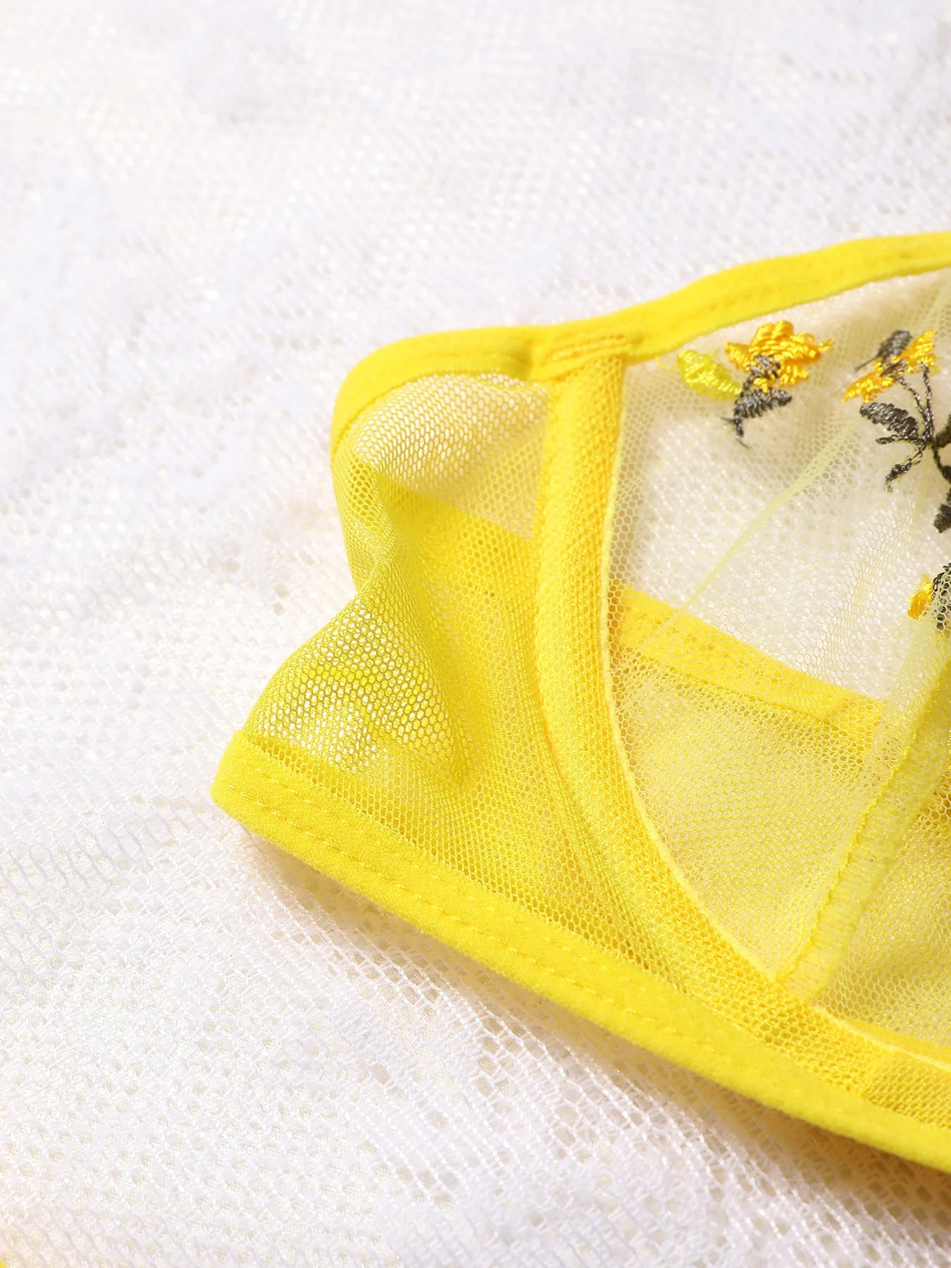 Women Lace Lingerie Push Up Bra And Panty Sets Flower Embroidery Bralette Set