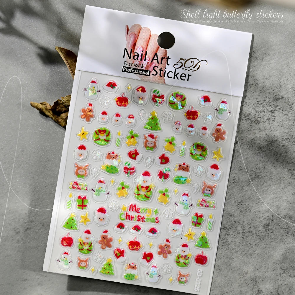 HotPressChoice 5D Schmetterling Sticker - Aurora Glanz 3D