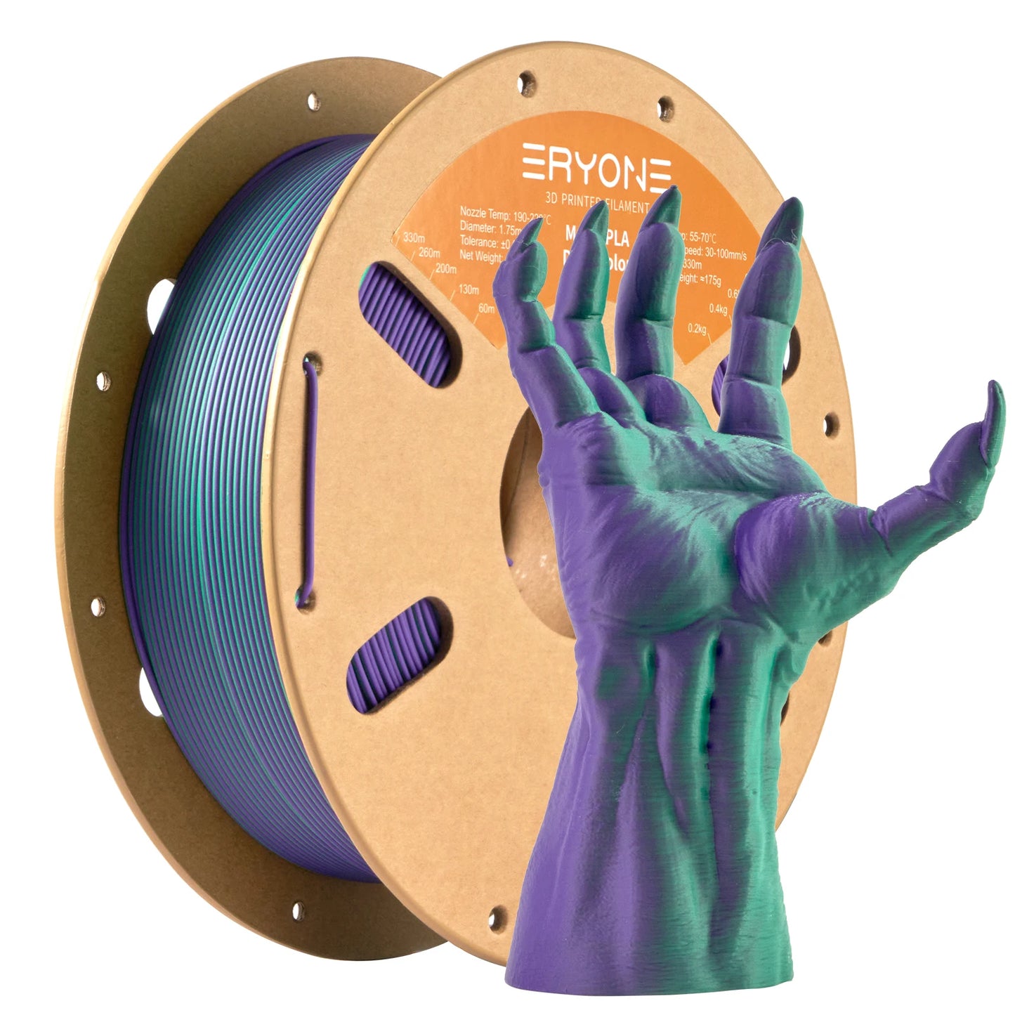 ERYONE Matte Dual Color PLA - 1,75 mm 1 kg Toleranz 0,03 mm
