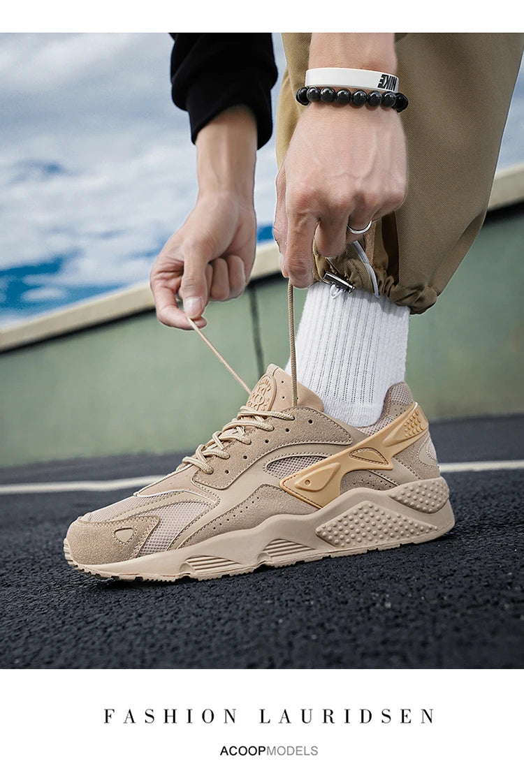 Male Sneakers Men’s Casual Shoes Running Sport Shoes Antislip Tennis Shoes for Men Mesh Breathable Outdoor Fashion Sports Shoes