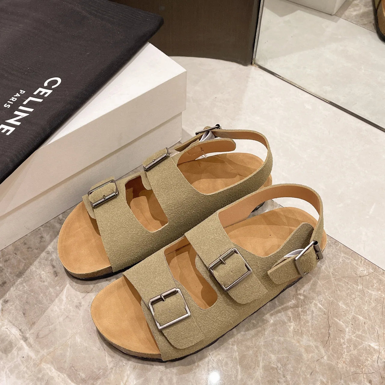 Damen-Vintage-Sandalen 2025: Anti-Slip Matte Platform Beach Casual - Retro-Charme Größe 36-42