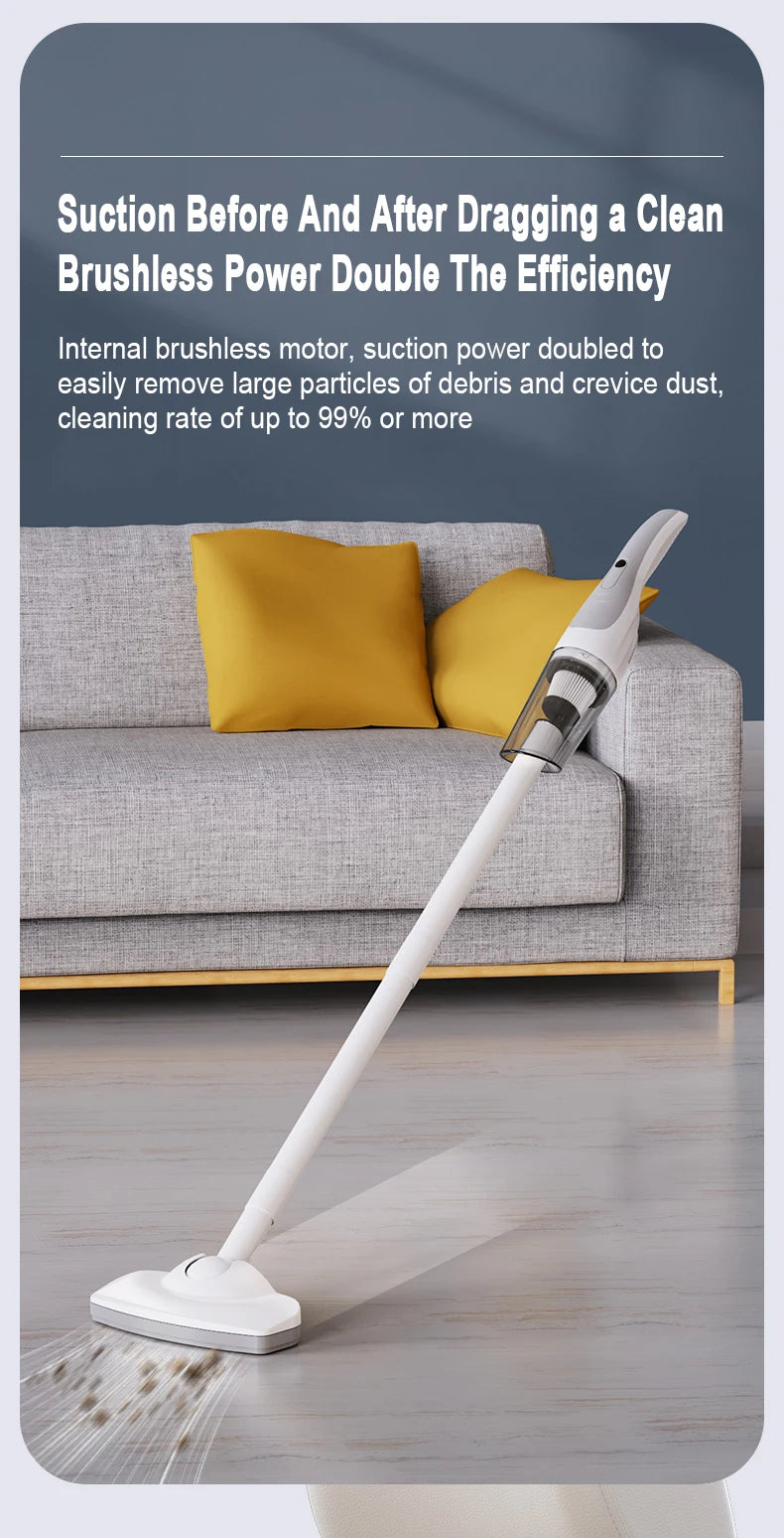 Cordless Wireless Vacuum Cleaner for Home Appliance Brushless Vaccum Cleaner for Car Home Cleaning Vacuum Cleaner