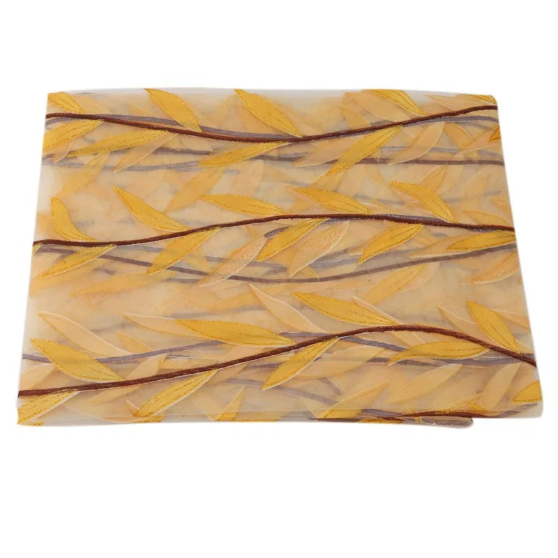 ZhejiangChoice Vorhang Blattmuster - 2 Paneele Polyester