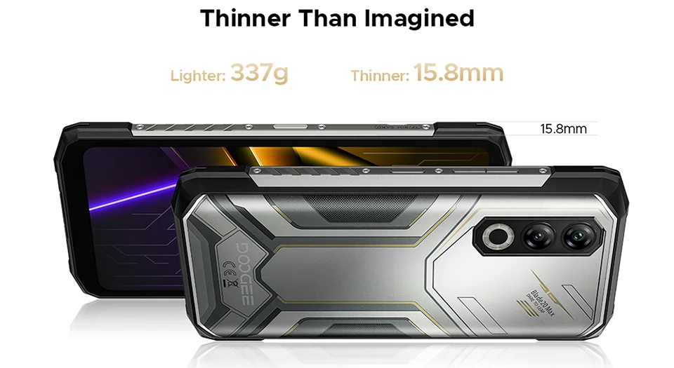 DOOGEE Blade20 Max Outdoor-Smartphone - 11800mAh 33W 6,6 Zoll