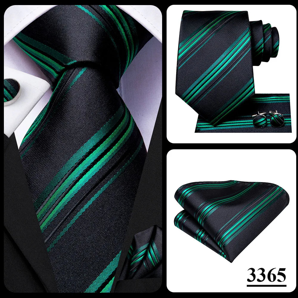 Hi-Tie Seiden-Herren-Krawatten-Set Blumenmuster Gelb Gold Krawatten und Taschentücher Manschettenknöpfe-Set Herren-Hochzeits-Party-Anzug-Mode-Halskrawatte C-3053
