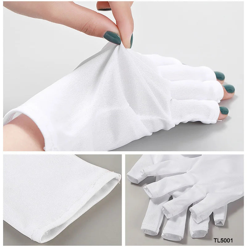 Choice UV Schutzhandschuhe - Anti UV 2er Set M L Für Nägel