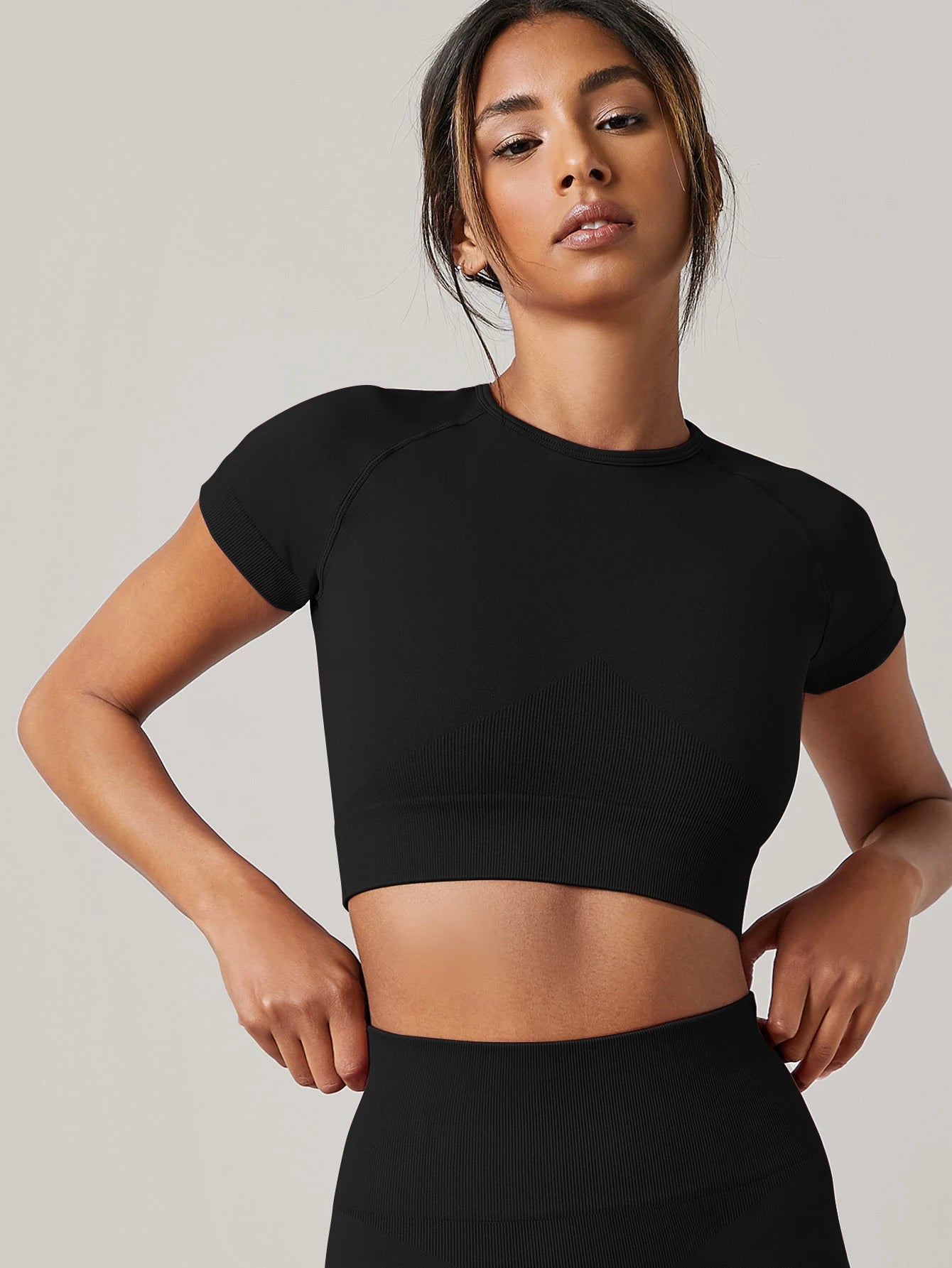 Yoga-Top 2025: Women Seamless Sport-T-Shirts - Fitness Active Collection