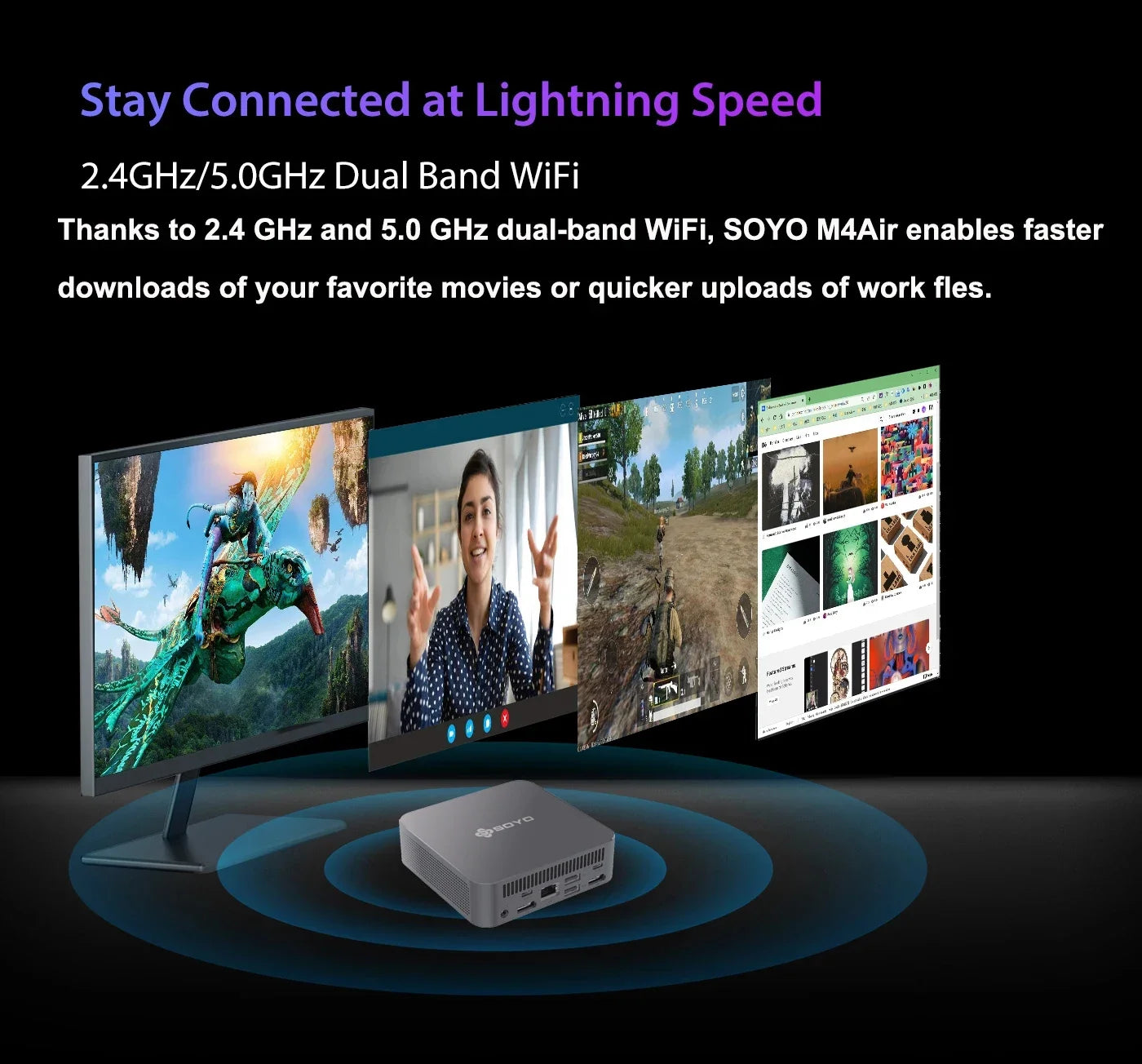 SOYO M4 Air Intel N95 - 16 GB RAM, 512 GB SSD, Mini-PC