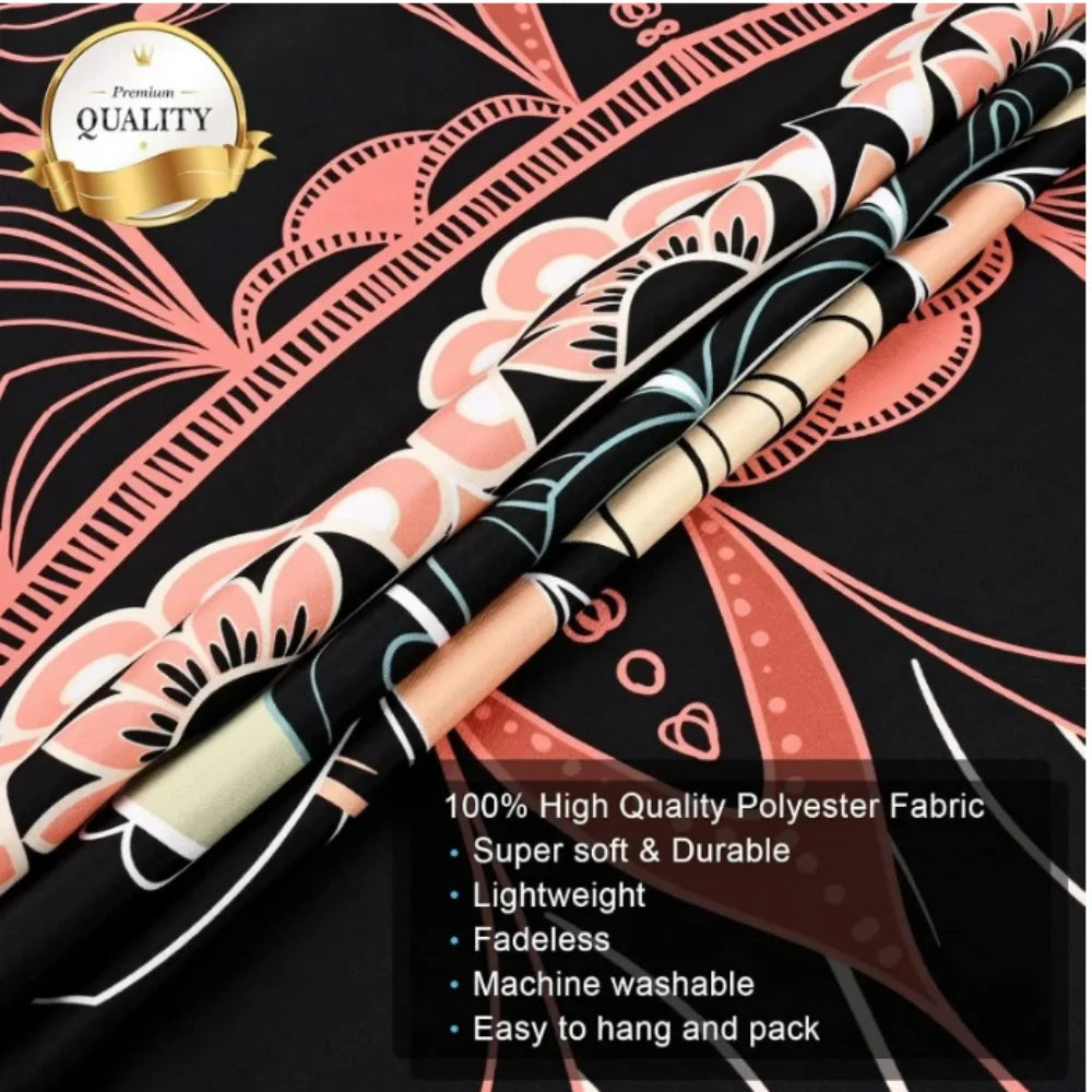 VIKAMA Christmas Tapestry Santa Claus Living Room Decorative Painting Banner Holiday Home & Office Wall Hanging