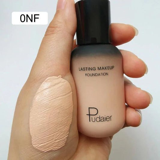 Face liquid foundation makeup waterproof base whitening cover dark circle