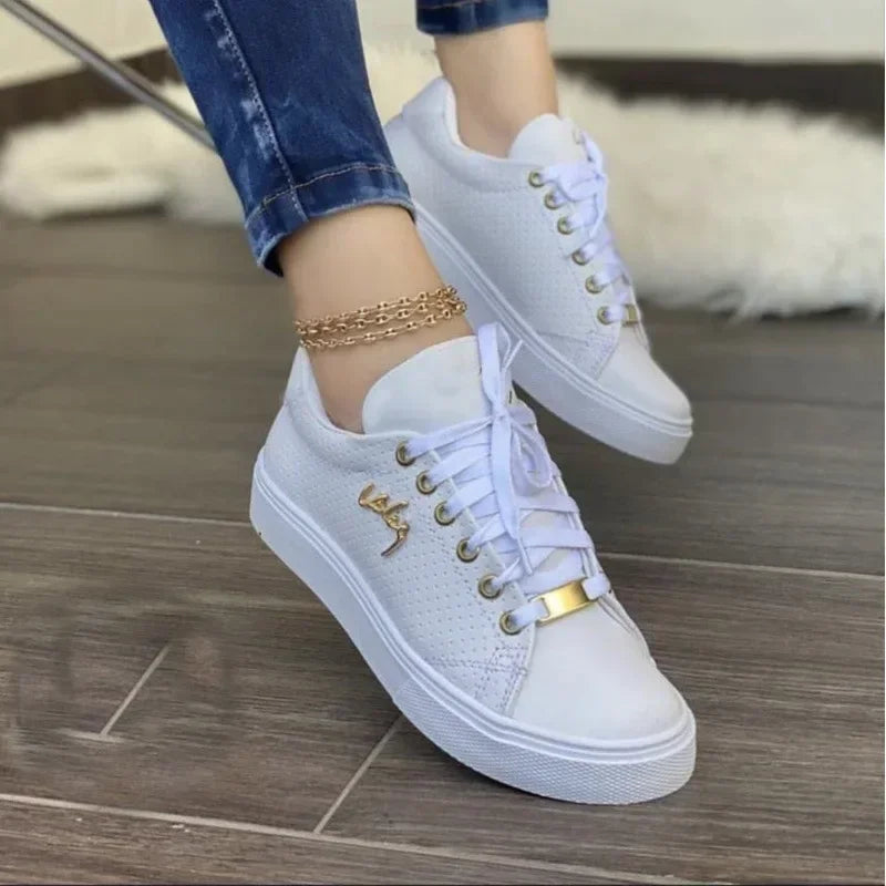 Woman Spring Autumn Casual Tennis Sneakers White Sport for Women Outdoor Jogging Lightweight Platform Shoes Tenis Feminino Flats