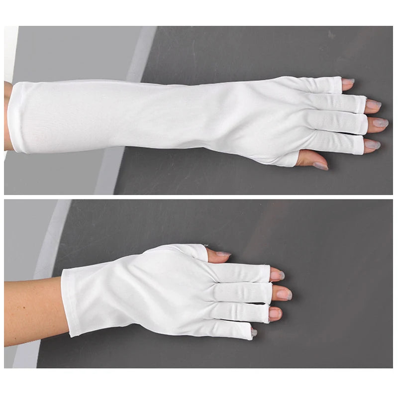 Choice UV Schutzhandschuhe - Anti UV 2er Set M L Für Nägel