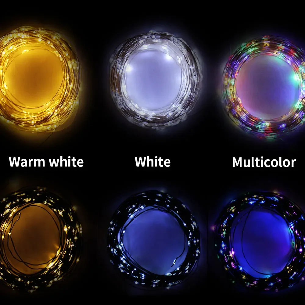 ZTree LED Lichterkette Außen Solar - Kapazität Batterie, Leistung, Länge