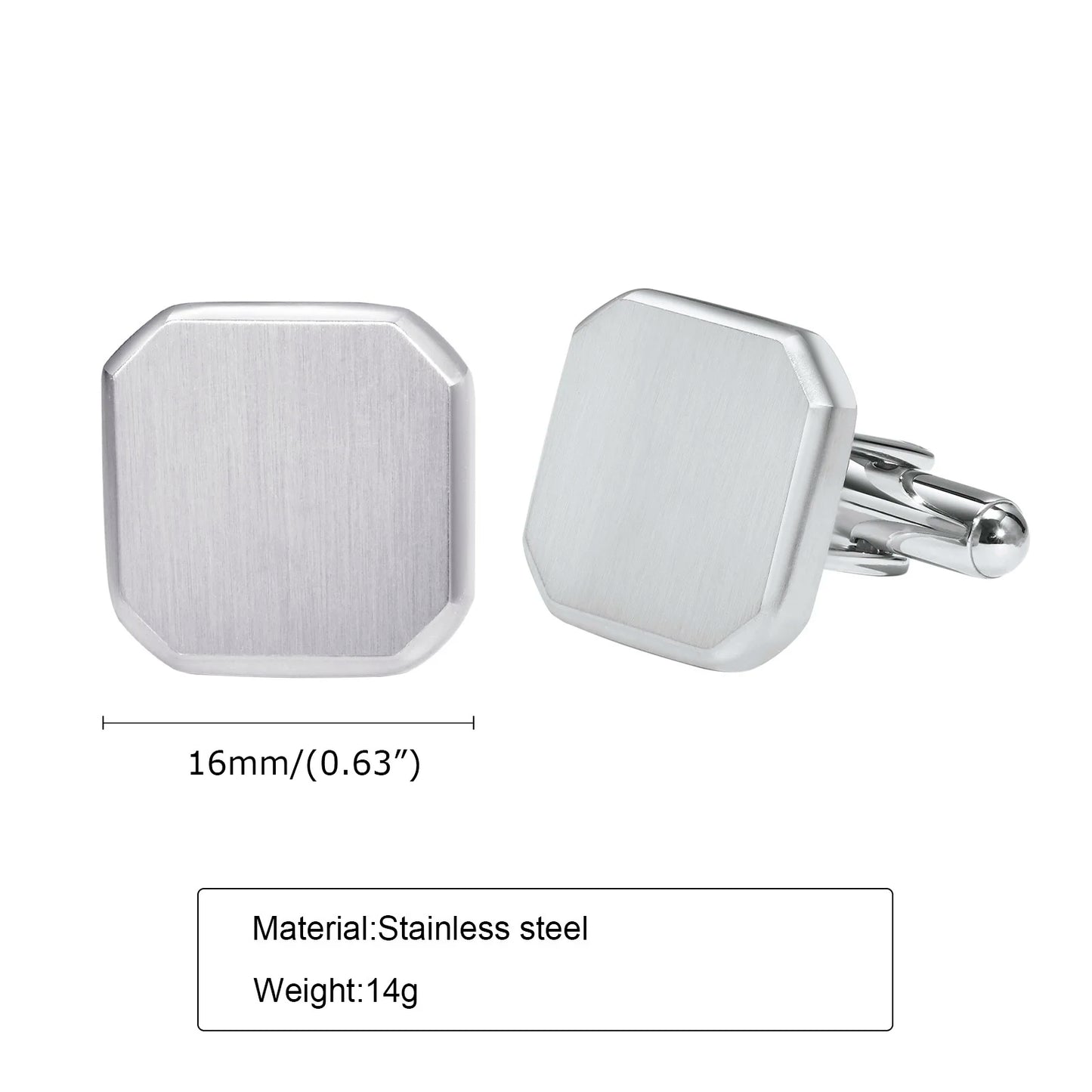 Personalized Cufflinks for Men Boys,Stainless Steel Shirt Cuff Button Custom Wedding Gifts Mens Cufflinks,Men's Accessories