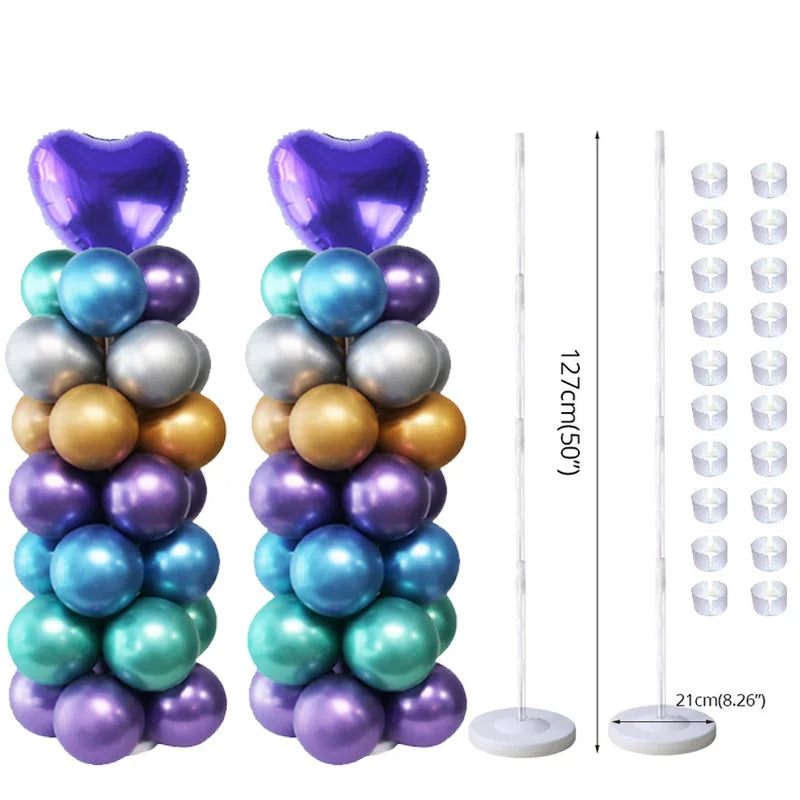 Ballonhalter Mini Metall - Kapazität: 1/2-Set, Größe: S