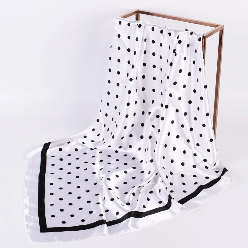 Luxoria Seidenoptik Halstuch - 90x90 cm Polyester weich