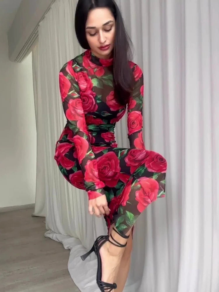 Eid Muslim Dress for Women Print Bodycon Vestidos Abaya Morocco Party Dresses Ramadan Kaftan Islam Dubai Arab Long Robe 2024