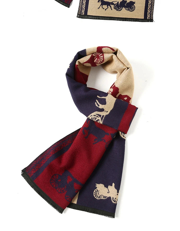 Kinelue FPWB61 Weicher Winterschal - Größe Uni Farbe Grau