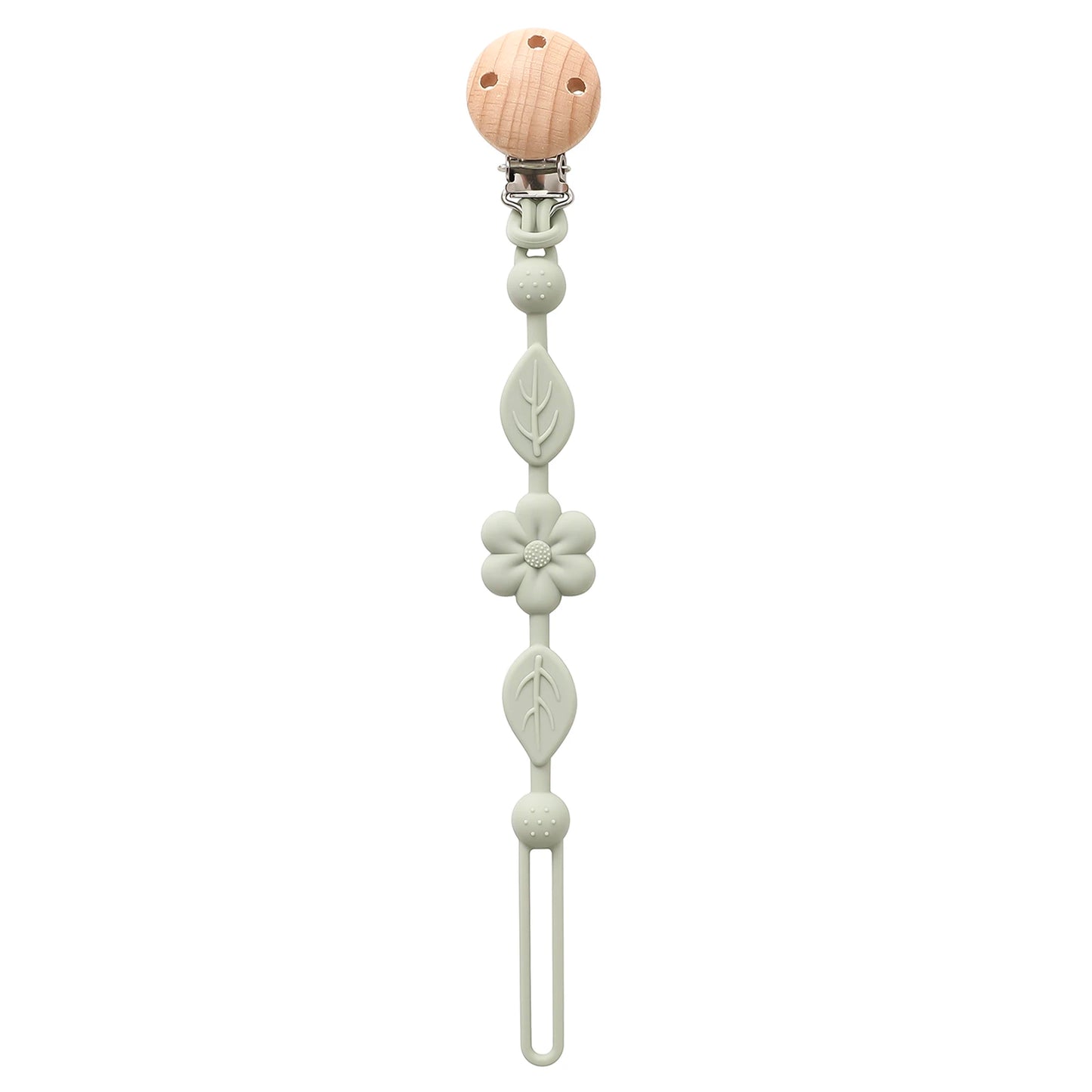 Choice AN-6-1 Silikon Schnullerclip Blume - Verstellbar