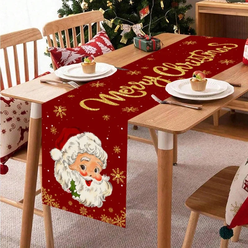 SantaHome Tischläufer Weihnachtszauber - Maße 30x180 cm, Baumwolle