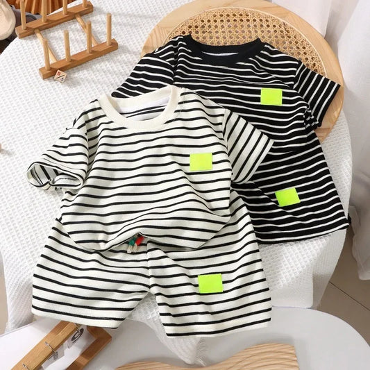 Sonkpuel Kinder Kurzarm Sommer Set - Polyester Größe S M