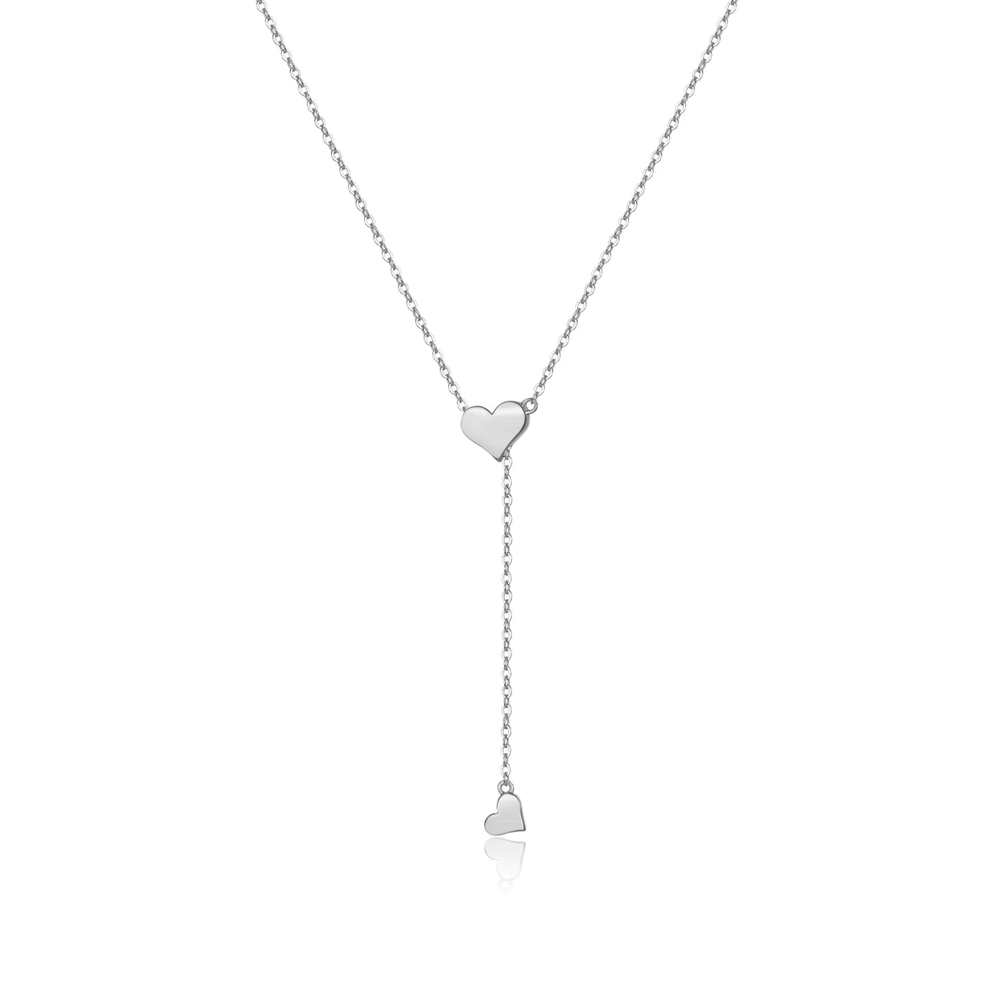 ANDYWEN 925 Sterling Silber Transformer Kette Herzanhänger Charme Halskette Choker vergrößerbar Frauen Luxusjewekry