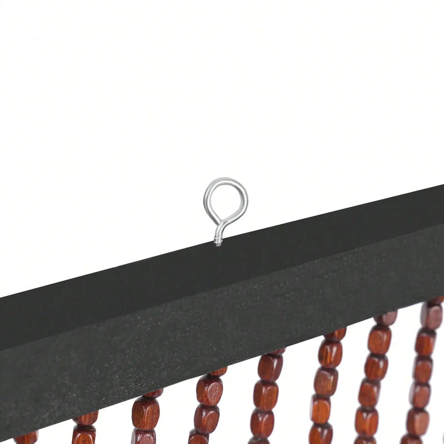 BambooHome V-Form Bambusvorhang - Baumwolle 90×190 cm